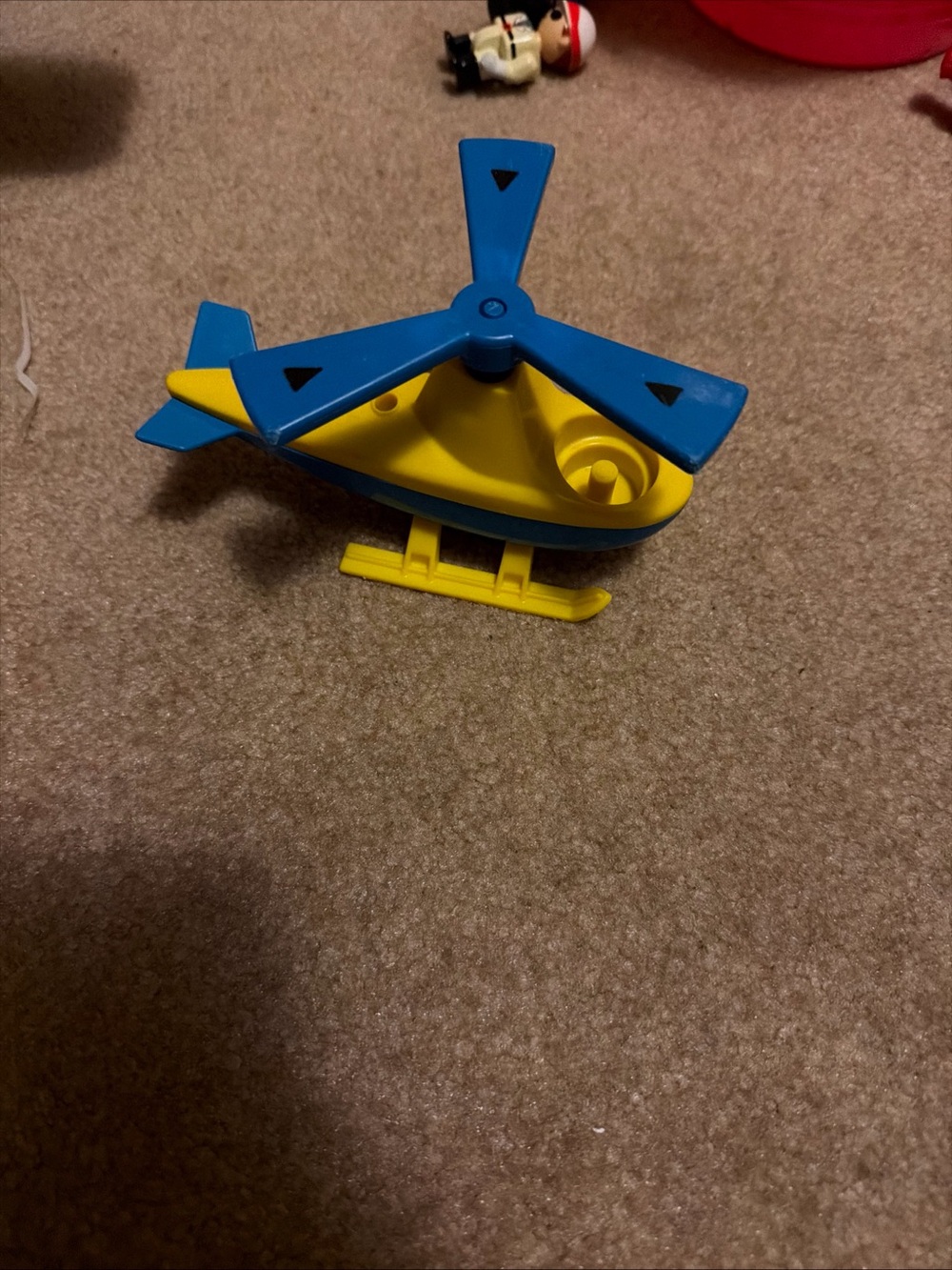 Fisher-Price Little People Helicopter, from the 1980s,